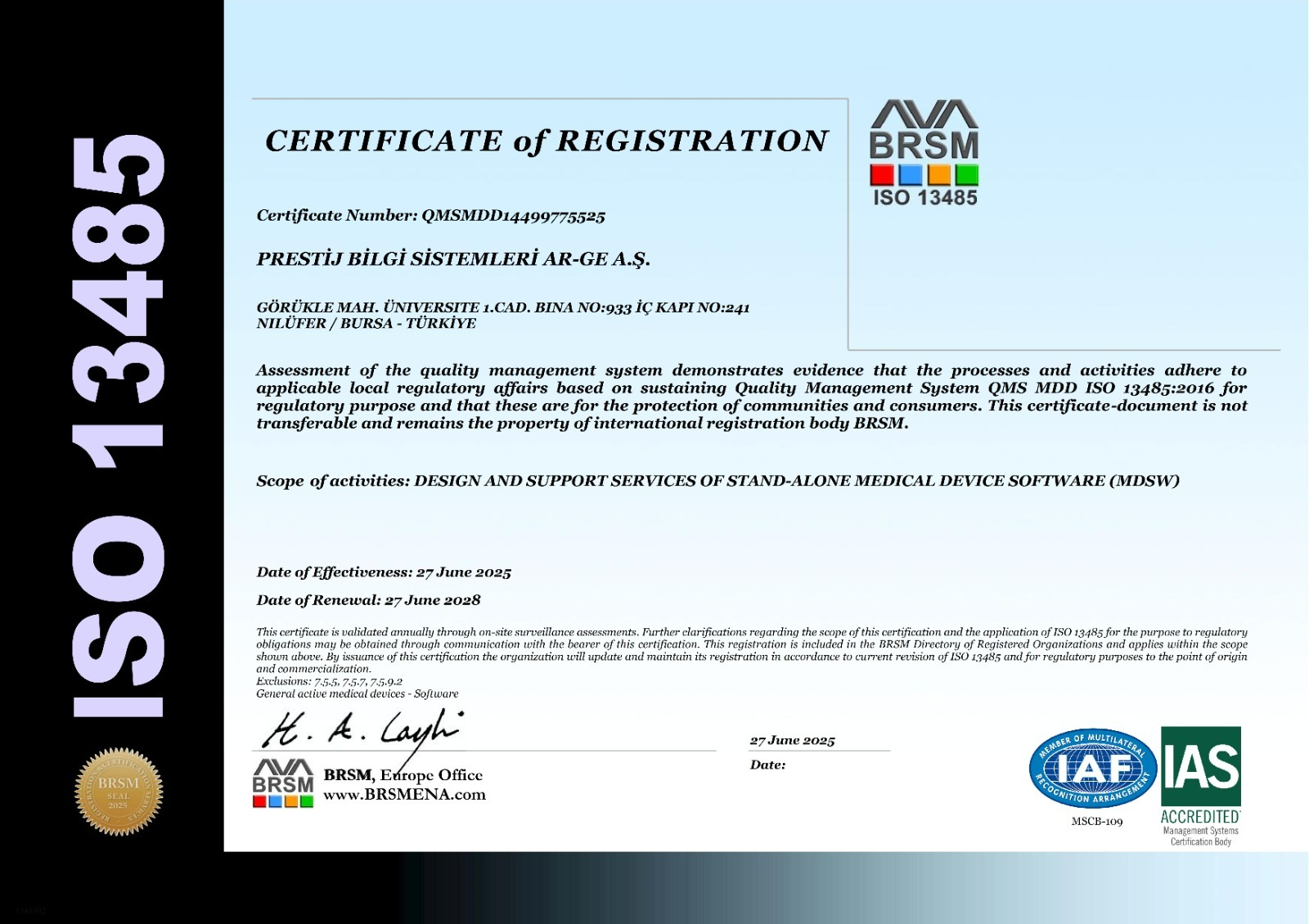 ISO 13485